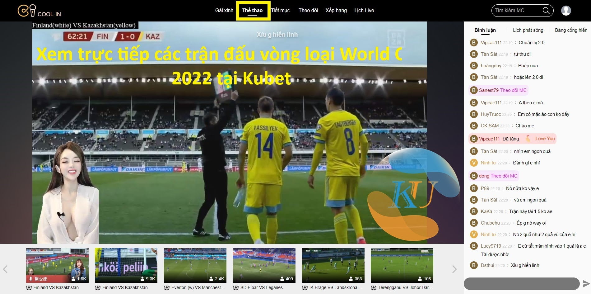 Xem world cup tại JCbet