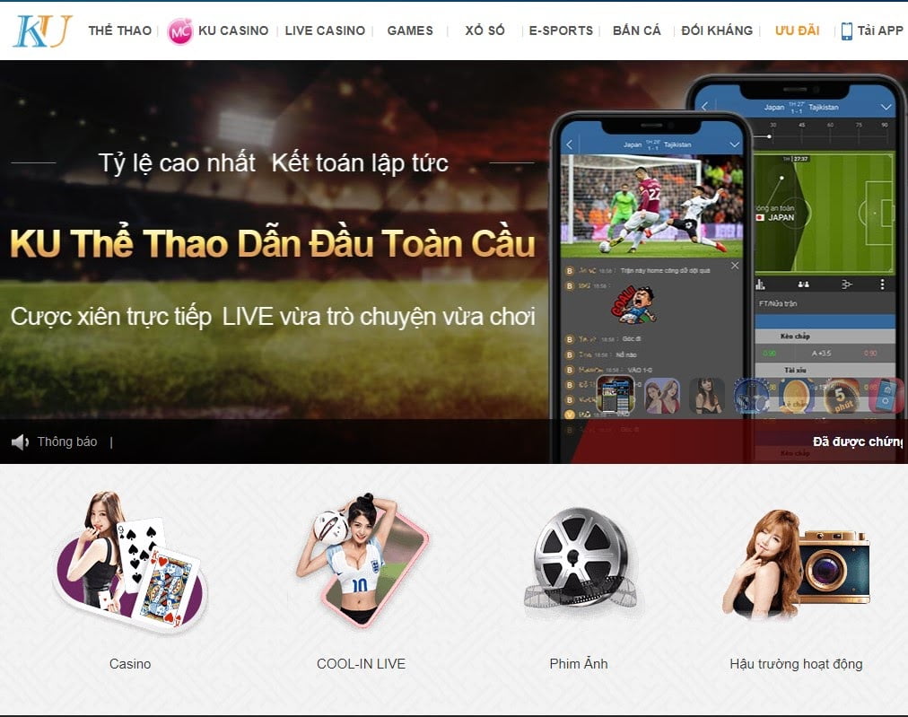 Kubet Casino - Web cá độ bóng đá qua mạng uy tín nhất