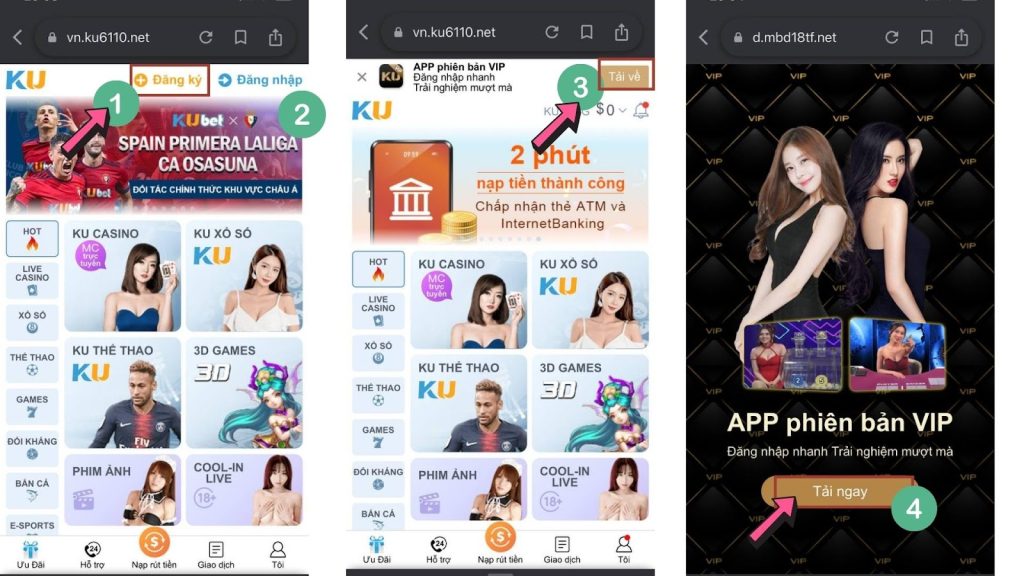 Tải app Ku Casino
