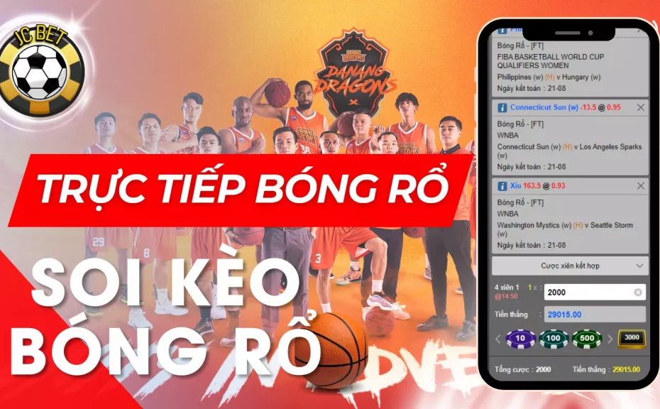 Trực tiếp bóng rổ hôm nay